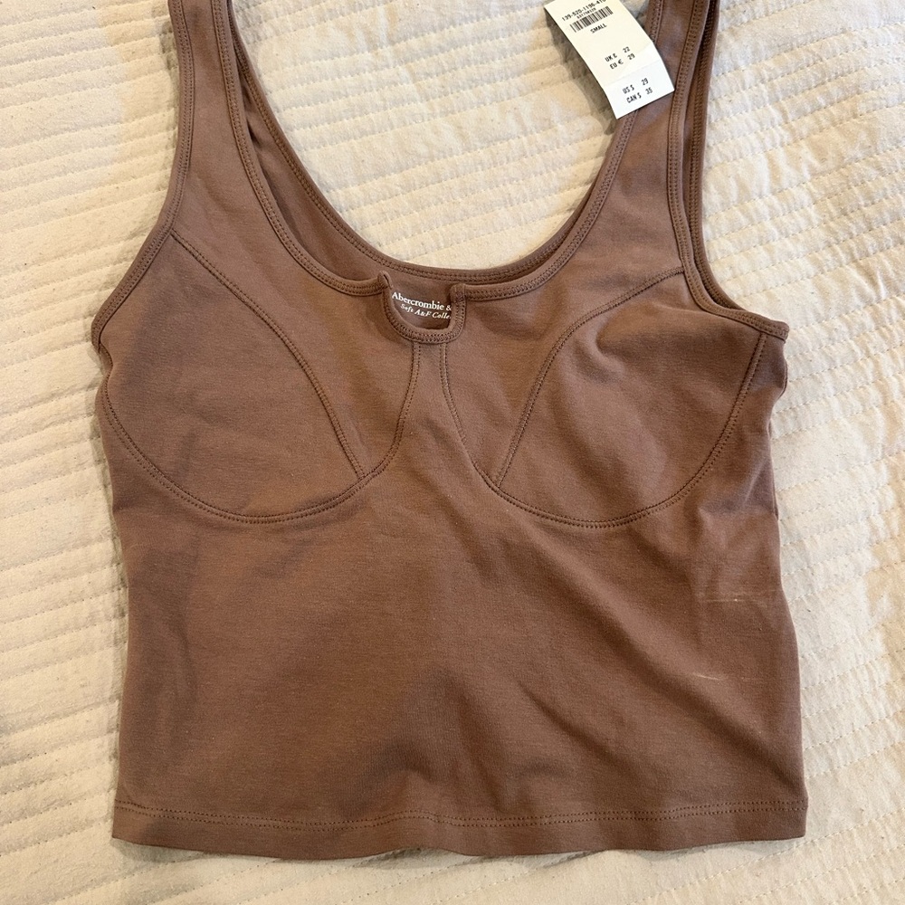 Abercrombie & Fitch Brown Tank Top